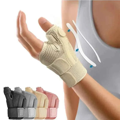 WristGuard™ Breathable Wrist Support Brace – Adjustable Comfort & Stability