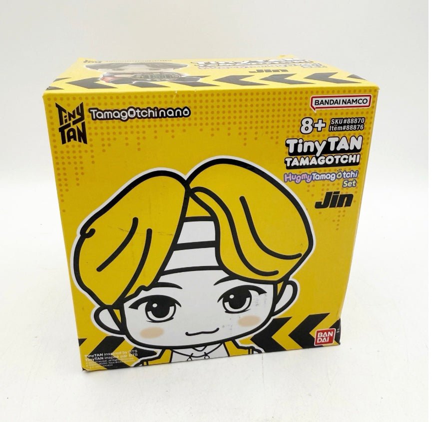 BTS TinyTan Jin Hugmy Vinyl Figure with Tamagotchi Nano Digital Pet