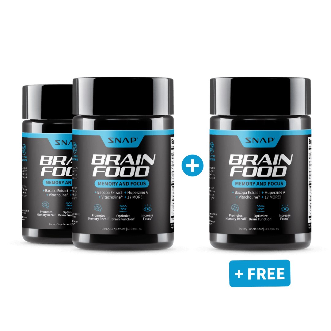 Brain Food - Buy 2 Get 1 Free by Snap Supplements
