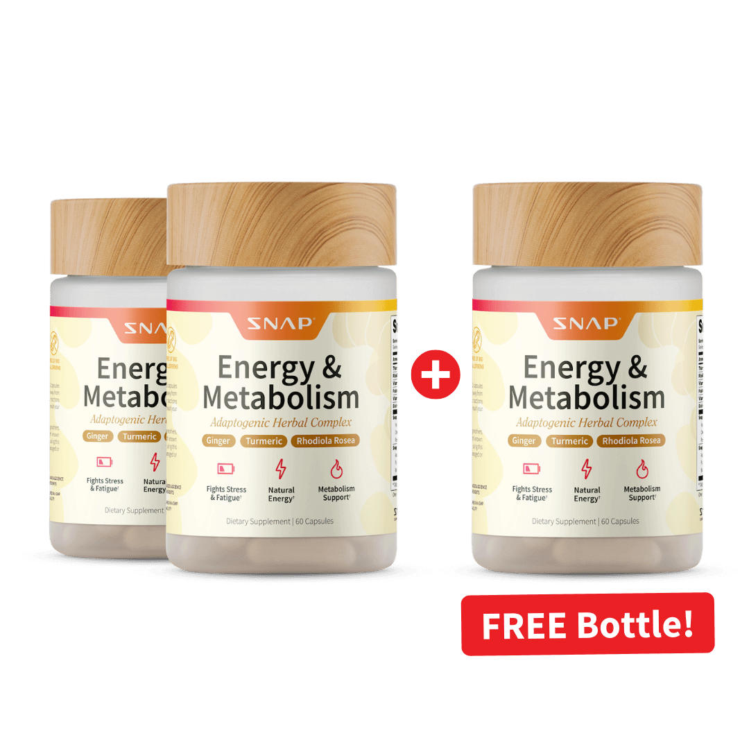 Energy &amp; Metabolism - Buy 2 Get 1 Free by Snap Supplements