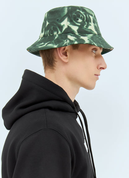 Burberry Men Rose Print Wax Bucket Hat by Luosophy