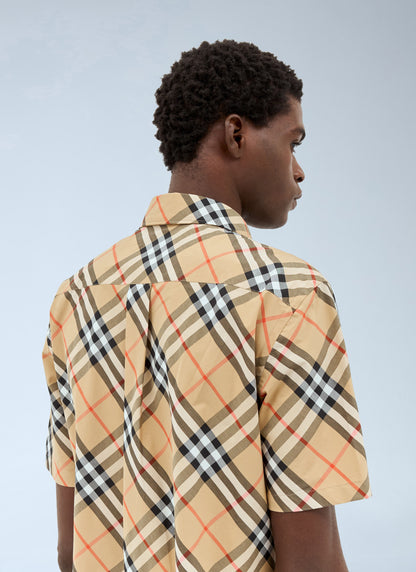 Burberry Men Check Poplin Shirt by Luosophy