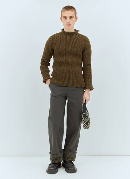 Burberry Men Cotton Carpenter Pants by Luosophy