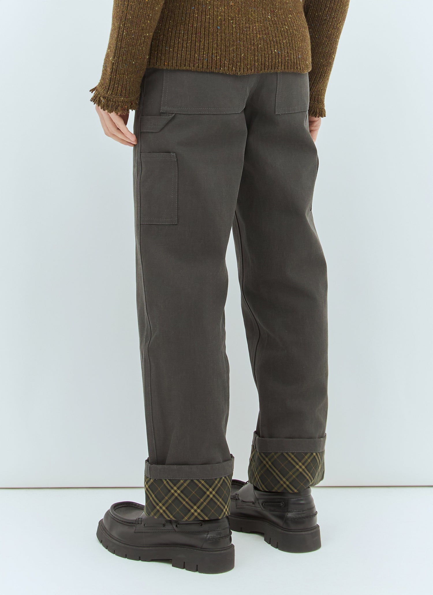 Burberry Men Cotton Carpenter Pants by Luosophy