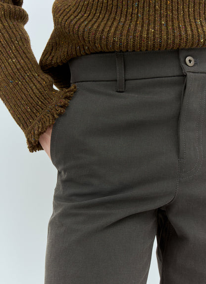 Burberry Men Cotton Carpenter Pants by Luosophy