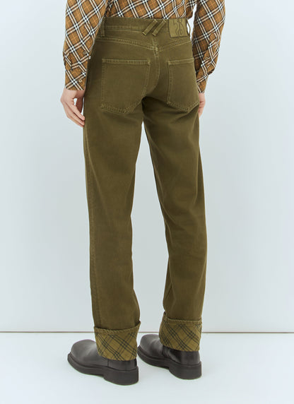 Burberry Men Twill Pants by Luosophy