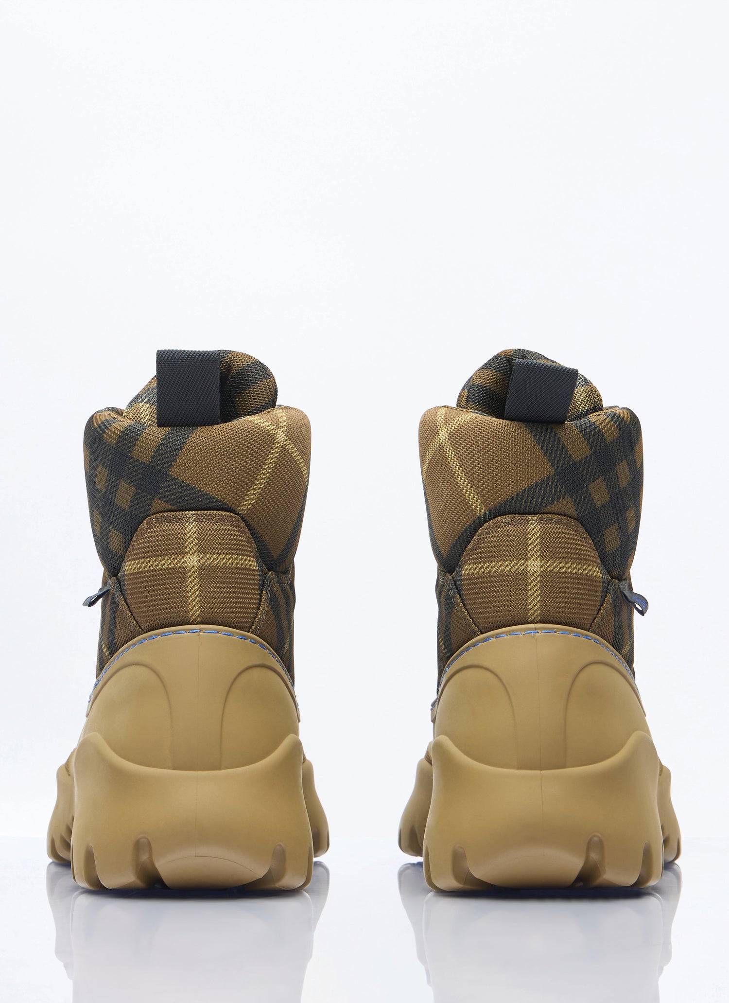 Burberry Men Check Scoot Trek Boots by Luosophy