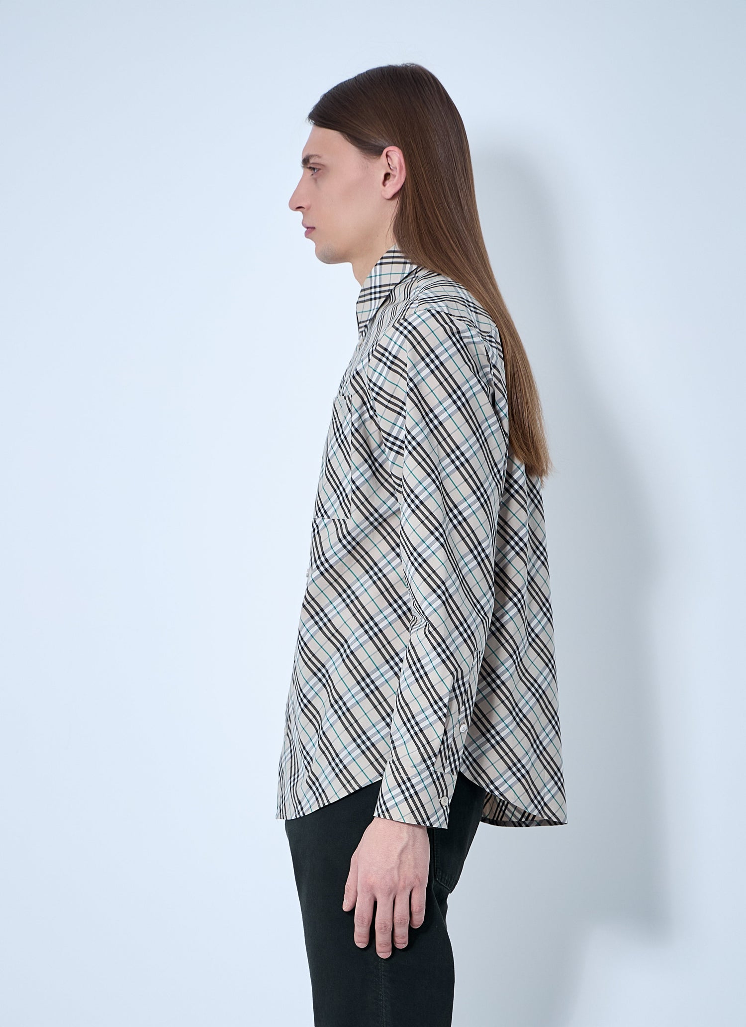 Burberry Men Check Shirt by Luosophy