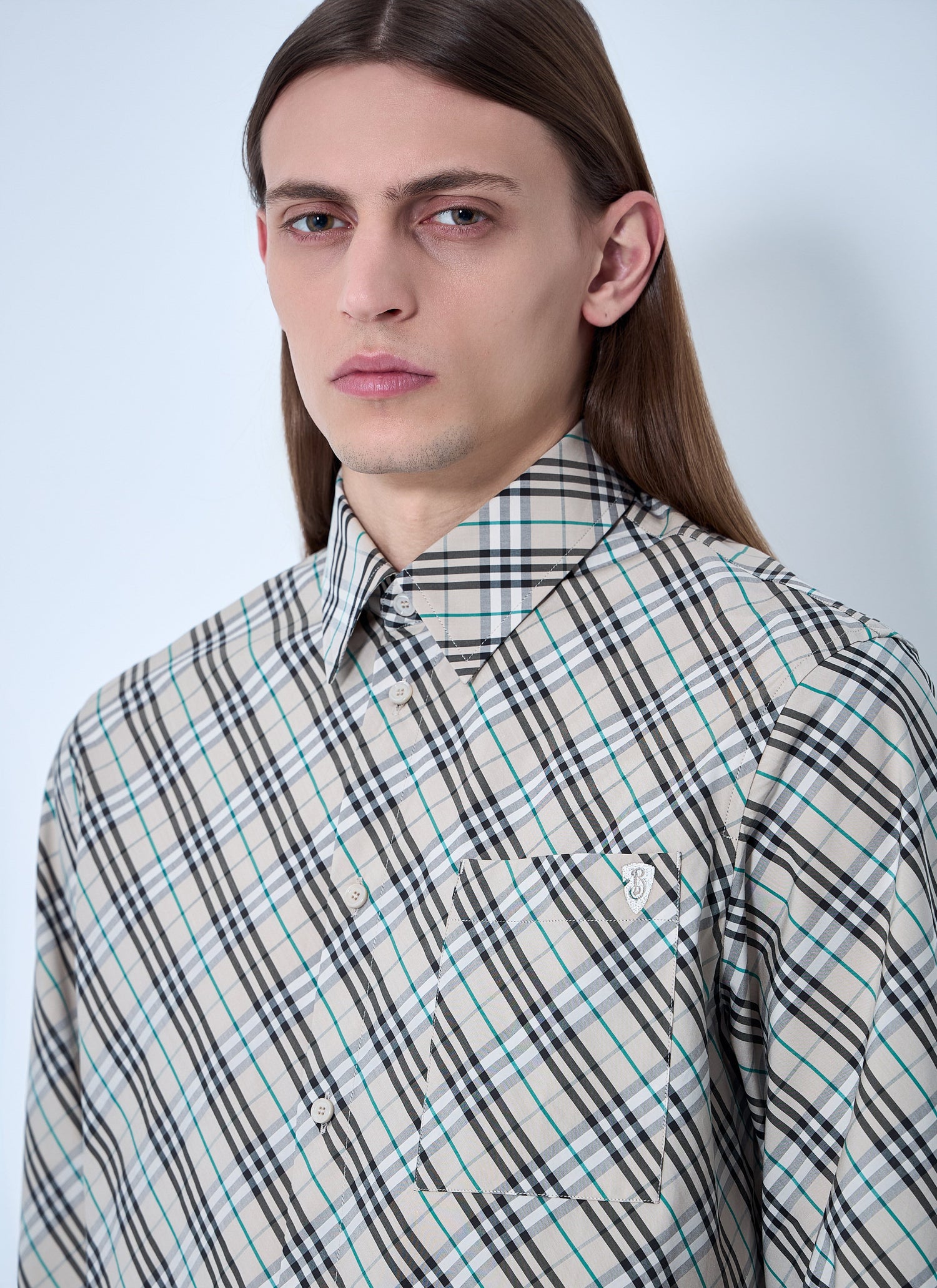 Burberry Men Check Shirt by Luosophy