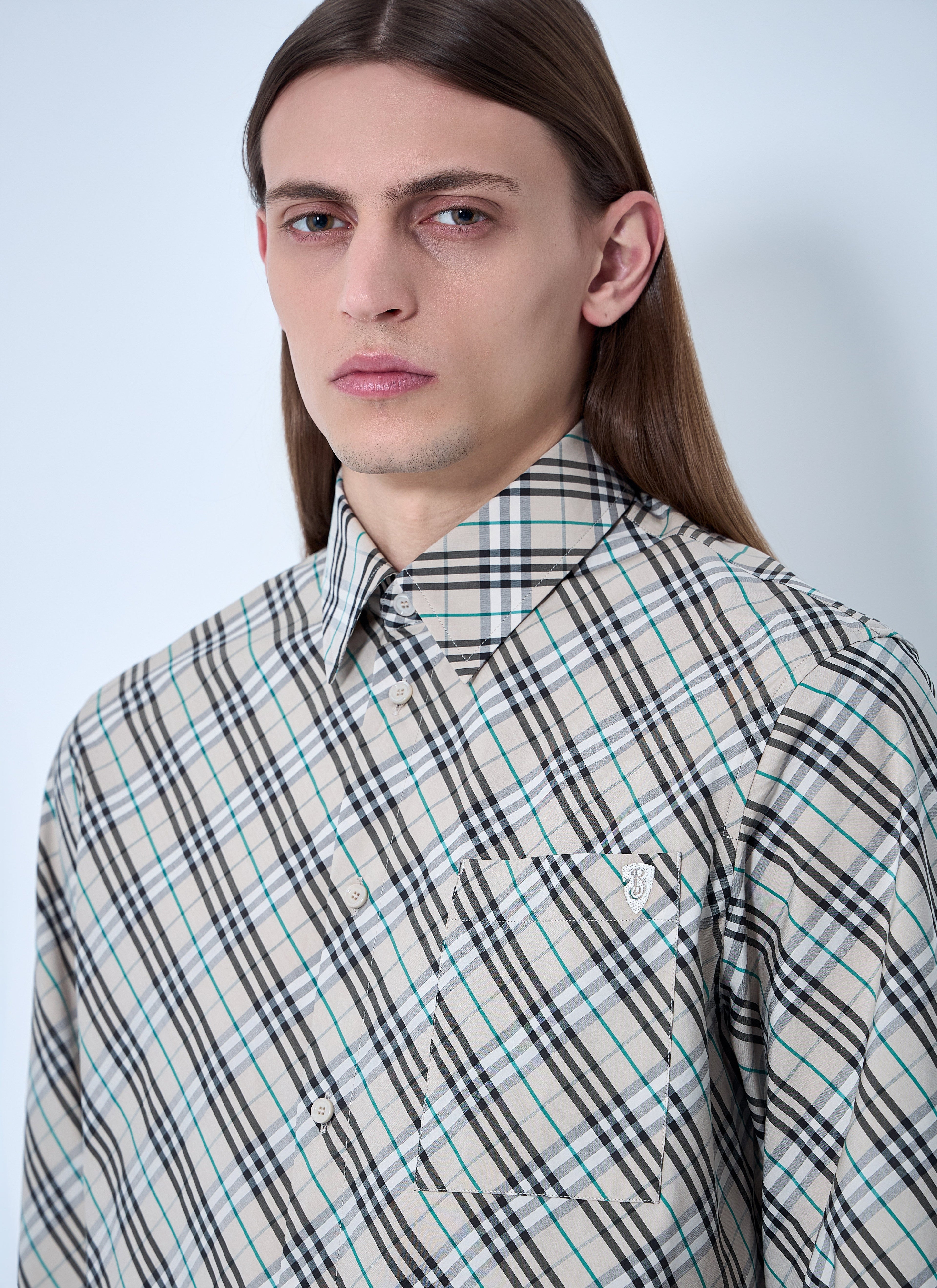 Burberry Men Check Shirt by Luosophy
