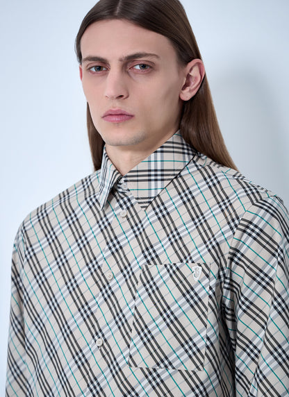 Burberry Men Check Shirt by Luosophy