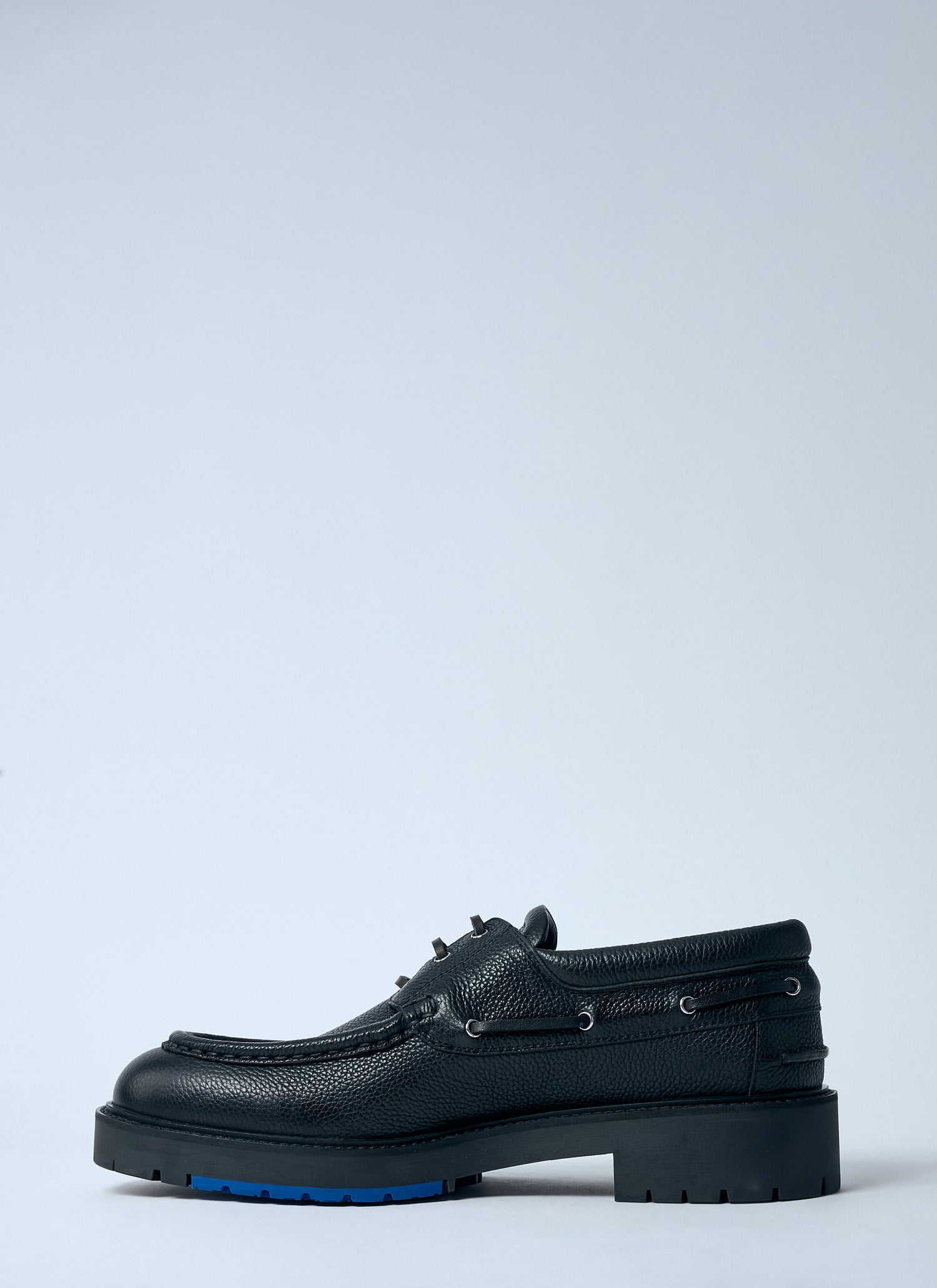 Burberry Men Leather Raft Boat Shoes by Luosophy