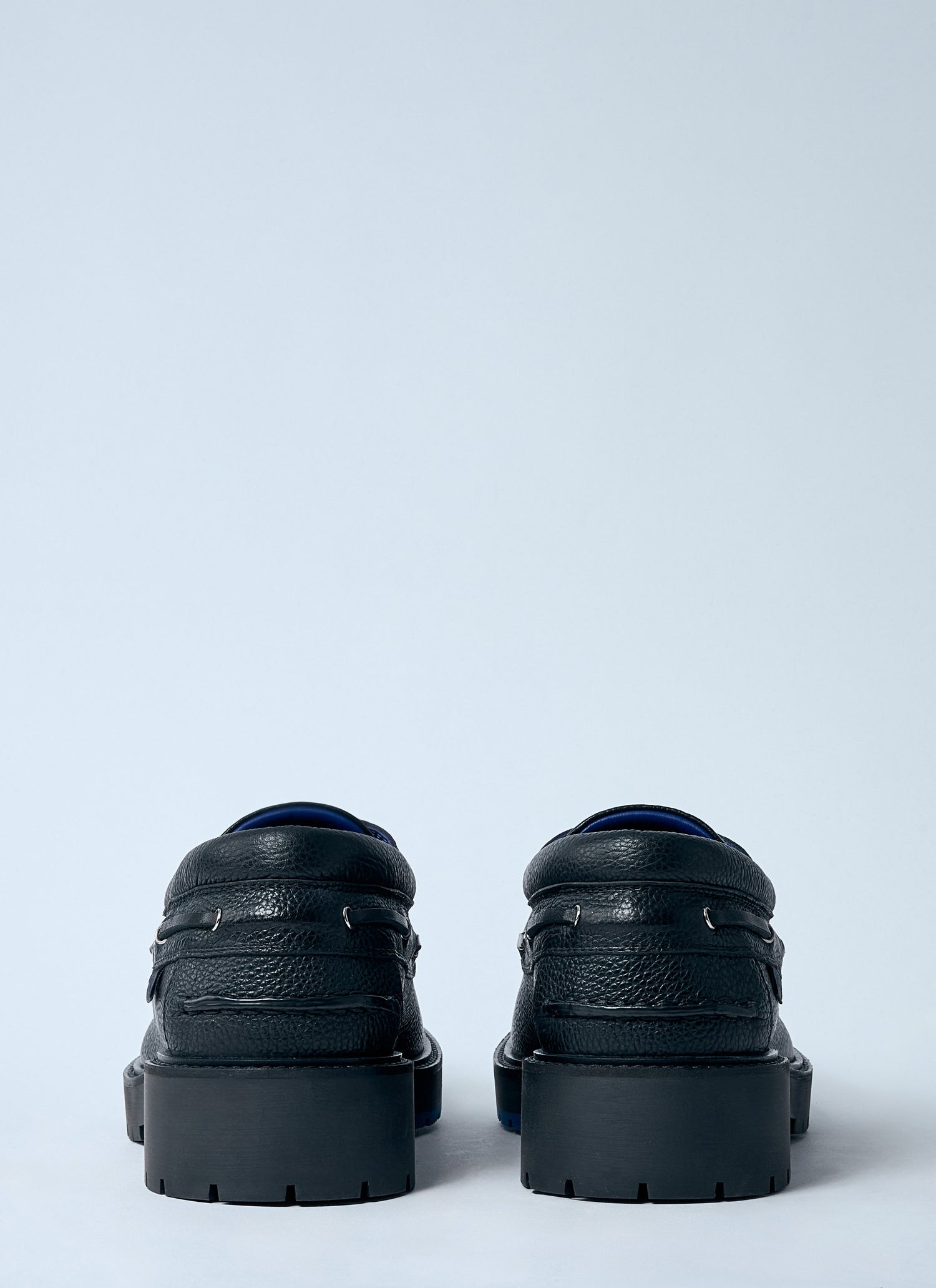 Burberry Men Leather Raft Boat Shoes by Luosophy