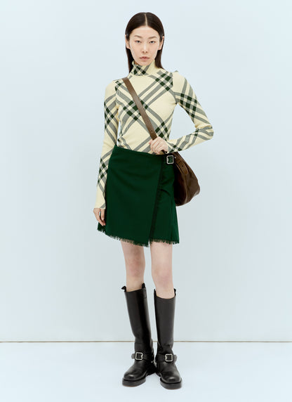 Burberry Women Wool Kilt by Luosophy