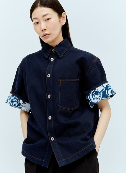 Burberry Women Heavyweight Denim Shirt by Luosophy