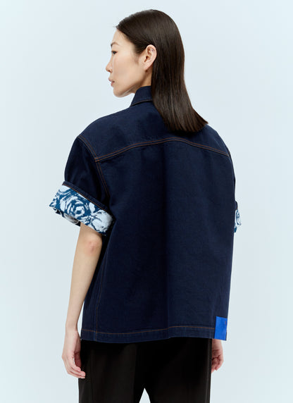 Burberry Women Heavyweight Denim Shirt by Luosophy