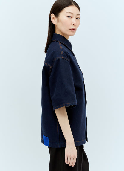 Burberry Women Heavyweight Denim Shirt by Luosophy