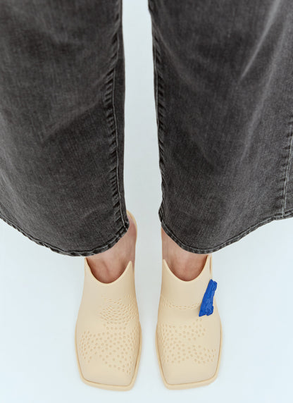 Burberry Women Rubber Highland Mules by Luosophy