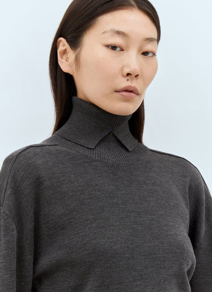 Burberry Women Wool High Neck Sweater by Luosophy
