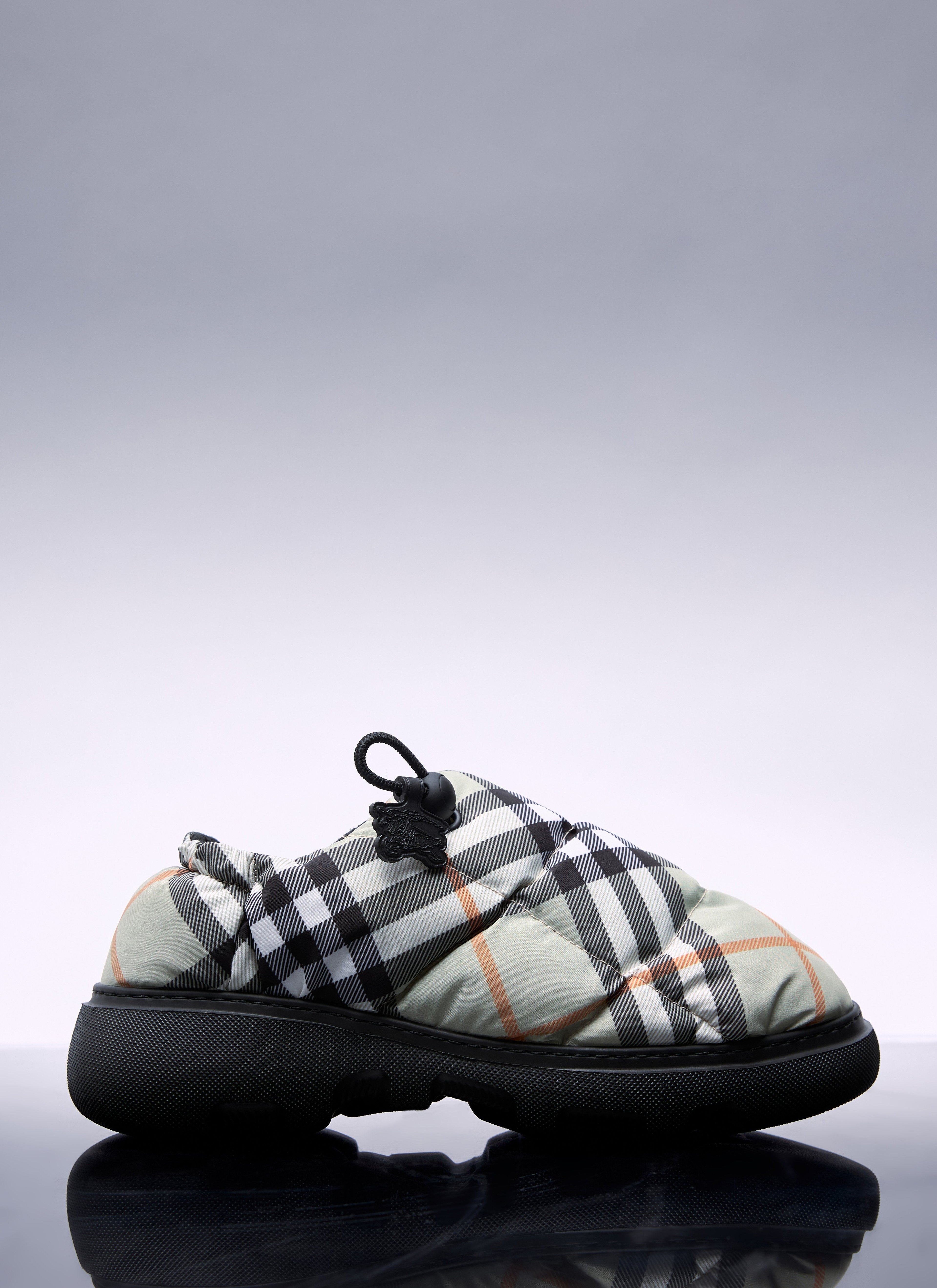 Burberry Women Check Nylon-Blend Pillow Mule by Luosophy