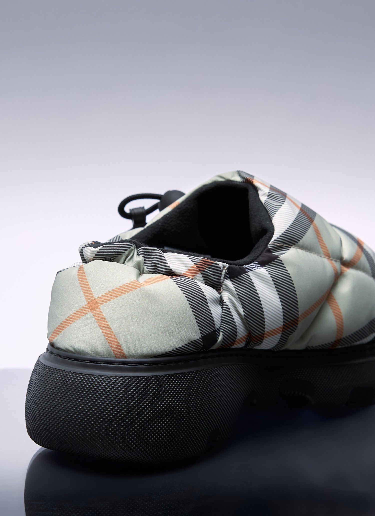 Burberry Women Check Nylon-Blend Pillow Mule by Luosophy