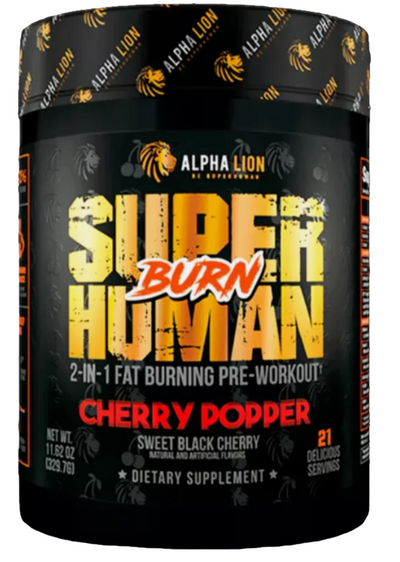 ALPHA LION Superhuman Burn 2-in-1 Pre Workout (21 Servings) Choose Flavor