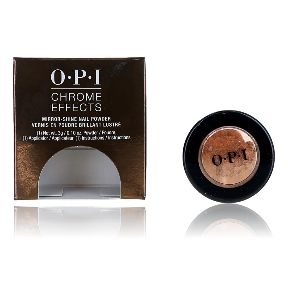 OPI Chrome Effects, 0.10 oz Nail Powder- Bronzed by the Sun by Avera Group