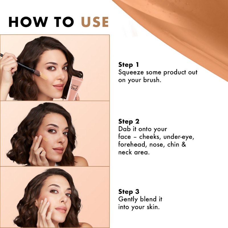 Lakme 9 To 5 Primer + Matte Mini Foundation - Warm Sand