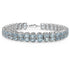 18.00 Carat Genuine Blue Topaz .925 Sterling Silver Bracelet by Bids.com