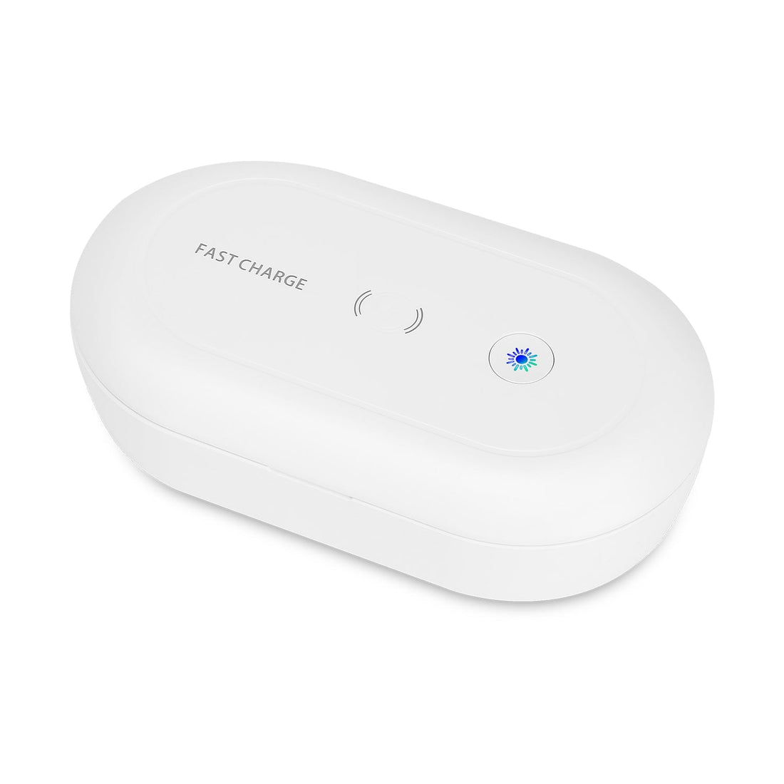UV Light Sanitizer Box Portable 10W Phone Wireless Charging Disinfection Lamp w/ Aroma Diffuser Sterilizing Box For Jewelry Watch Wallet Keys 