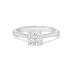14K White Gold 1.0 Cttw Round Lab Grown Diamond Eagle Claw 4-Prong Set Solitaire Engagement Ring (F-G Color, VS2-SI1 Clarity) - Ring Size 7 by Bids.com