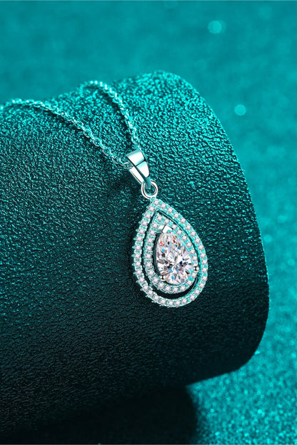 1 Carat Sparkala™ Teardrop Pendant Necklace by Sparkala