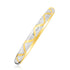 10k Two-Tone Gold Textured Zigzag Style Bangle by Bids.com