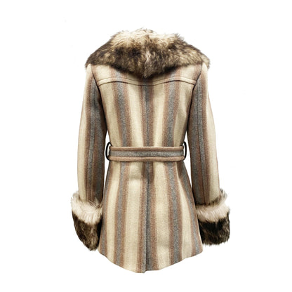 Marc Jacobs Fur Trim Coat Women by Luosophy