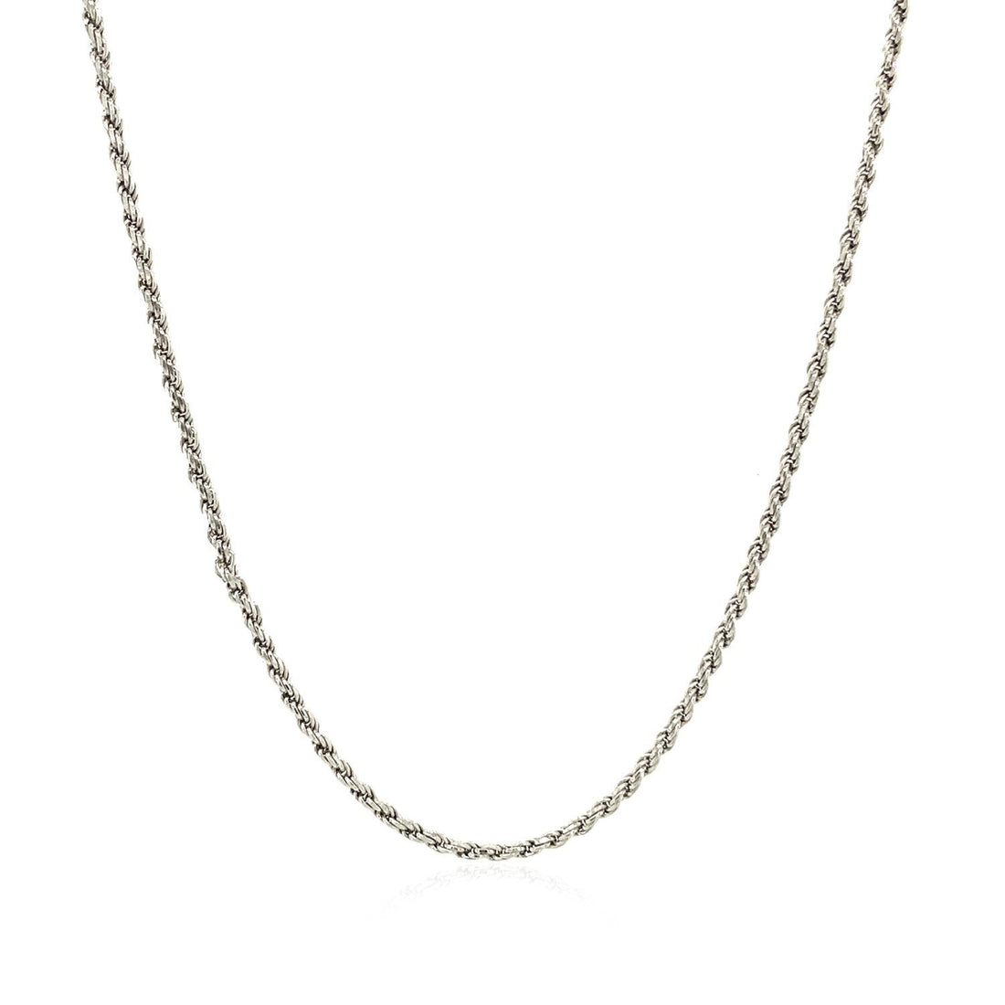 Sterling Silver 1.4mm Diamond Cut Rope Style Chain by Bids.com