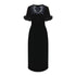 Fendi Fur Trim Velvet Midi Dress Women  DestGlow