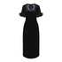 Fendi Fur Trim Velvet Midi Dress Women by Luosophy