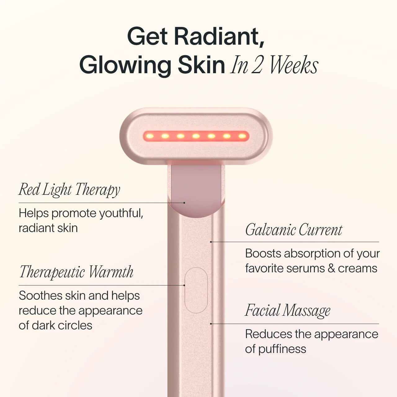 4-In-1 Radiant Renewal Skincare Wand with Red Light Therapy