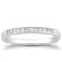 14k White Gold Channel Set Princess Diamond Wedding Ring Band by Bids.com