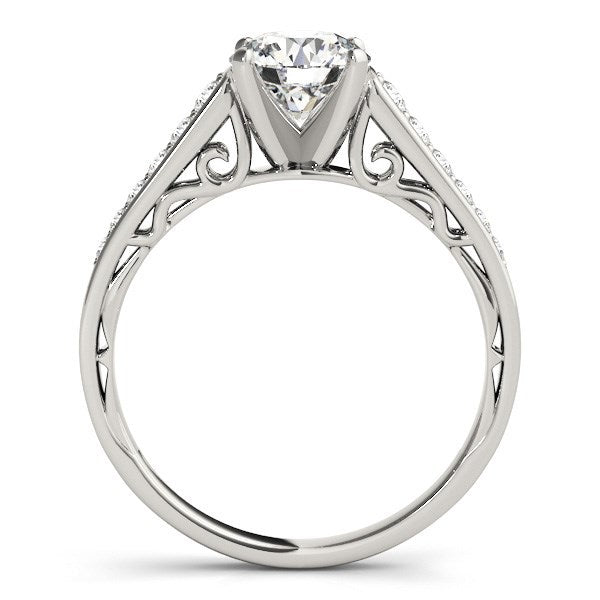 14k White Gold Cathedral Design Diamond Engagement Ring (1 1/4 cttw) by Bids.com