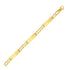 14k Two-Tone Gold Fancy Bar Style Men&