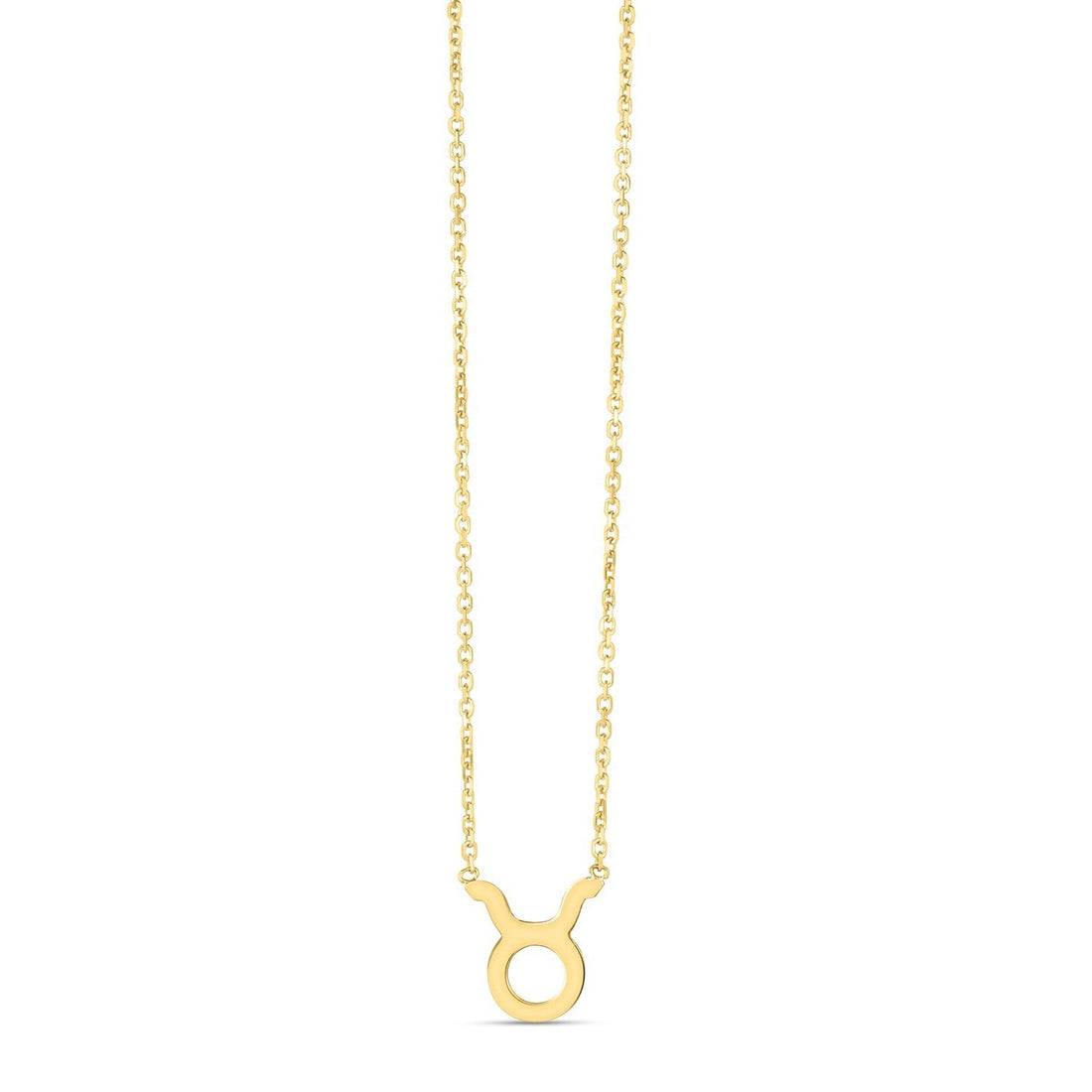 14K Yellow Gold Taurus Necklace by Bids.com