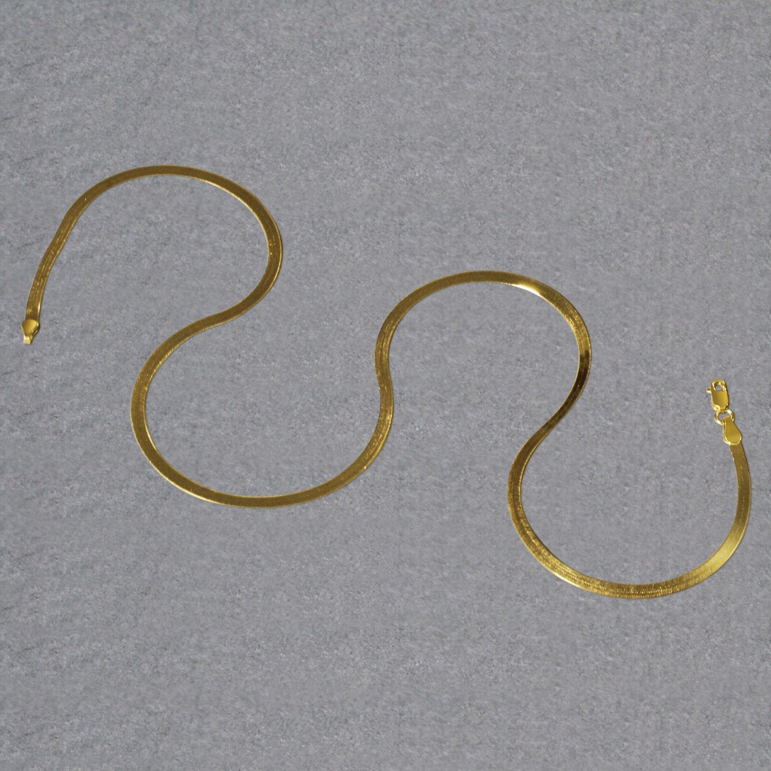 Imperial Herringbone Chain in 10k Yellow Gold (2.80 mm) by Bids.com