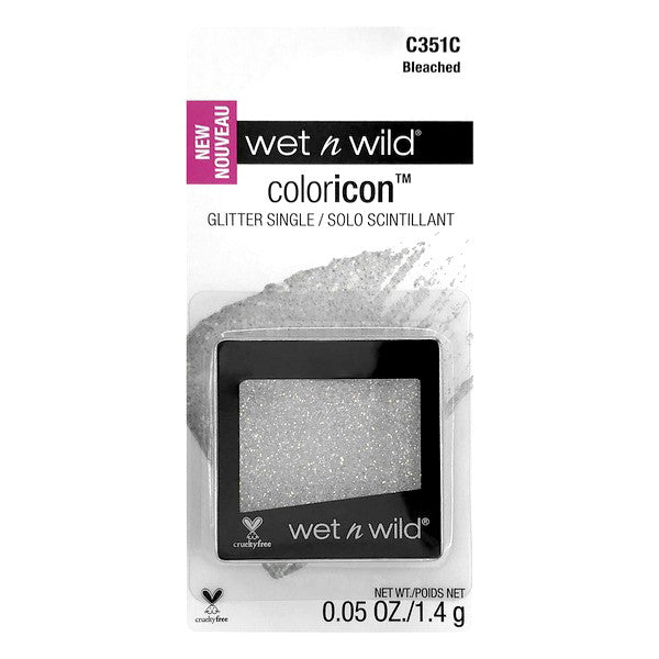 WET N WILD Color Icon Glitter Single - Bleached (CARDED) - DestGlow