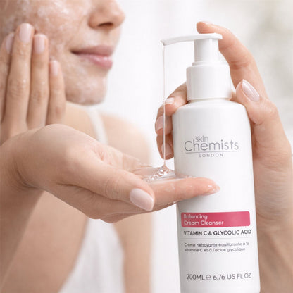 Balancing Vitamin C &amp; Glycolic Acid Cream Cleanser 200ml by skinChemists US
