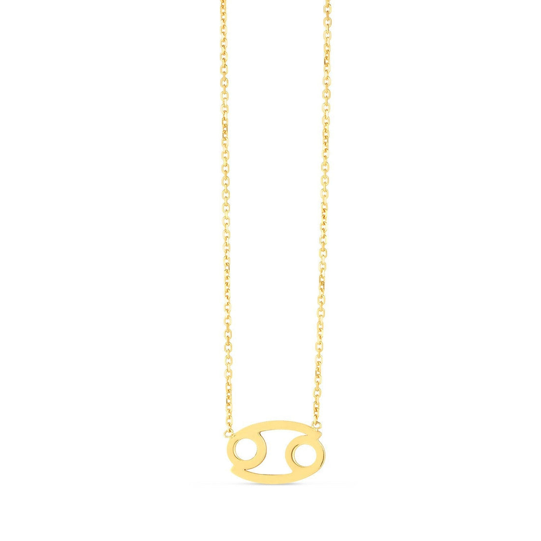 14K Yellow Gold Cancer Necklace  DestGlow