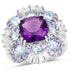 8.38 Carat Genuine Multi Stones .925 Sterling Silver Ring by Bids.com