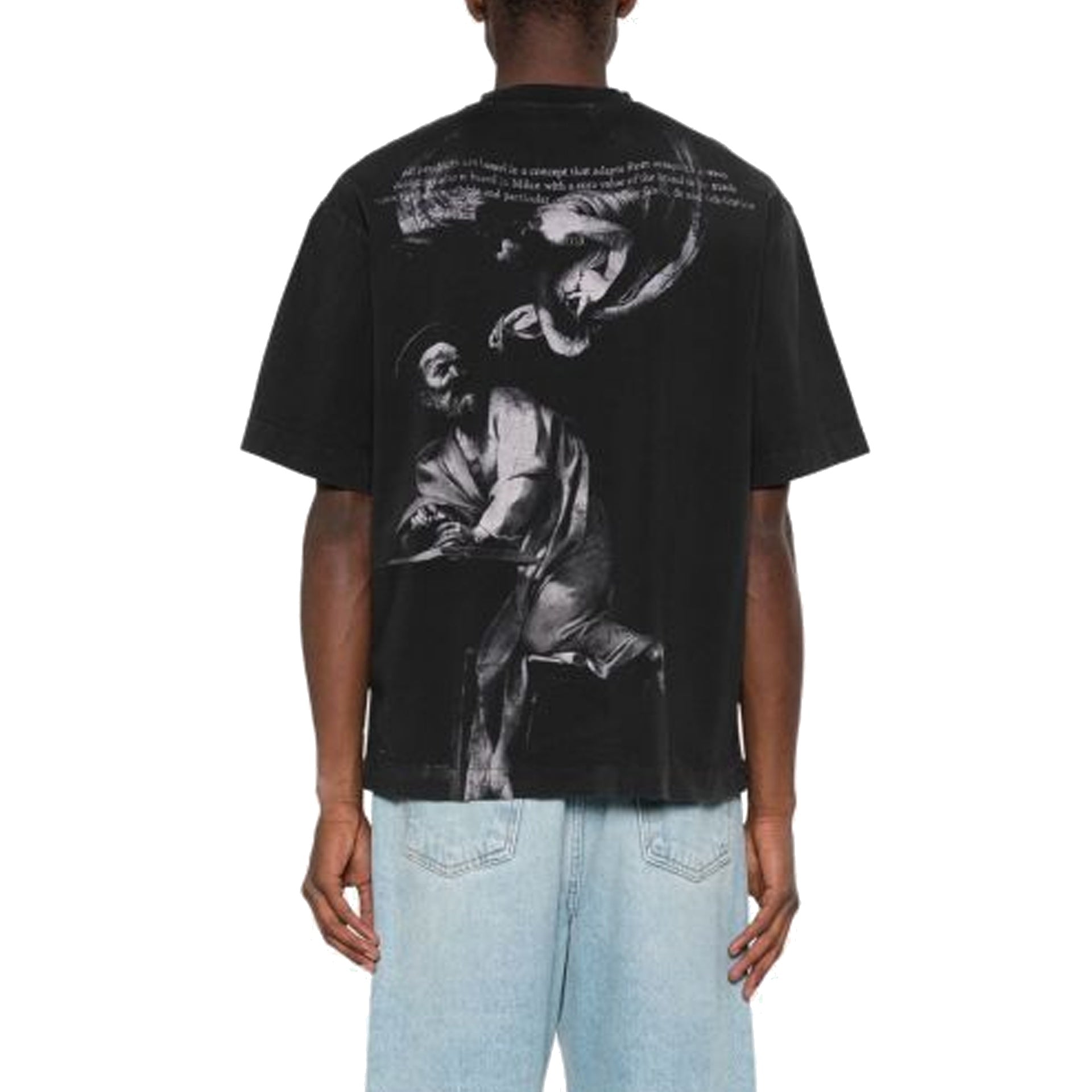 Off White S.Matthew Skate Logo-Print T-Shirt Men by Luosophy