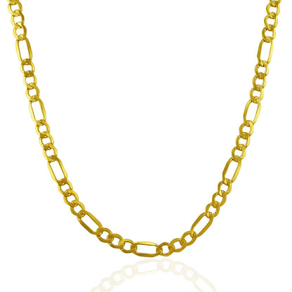 4.6mm 10k Yellow Gold Lite Figaro Chain by Bids.com