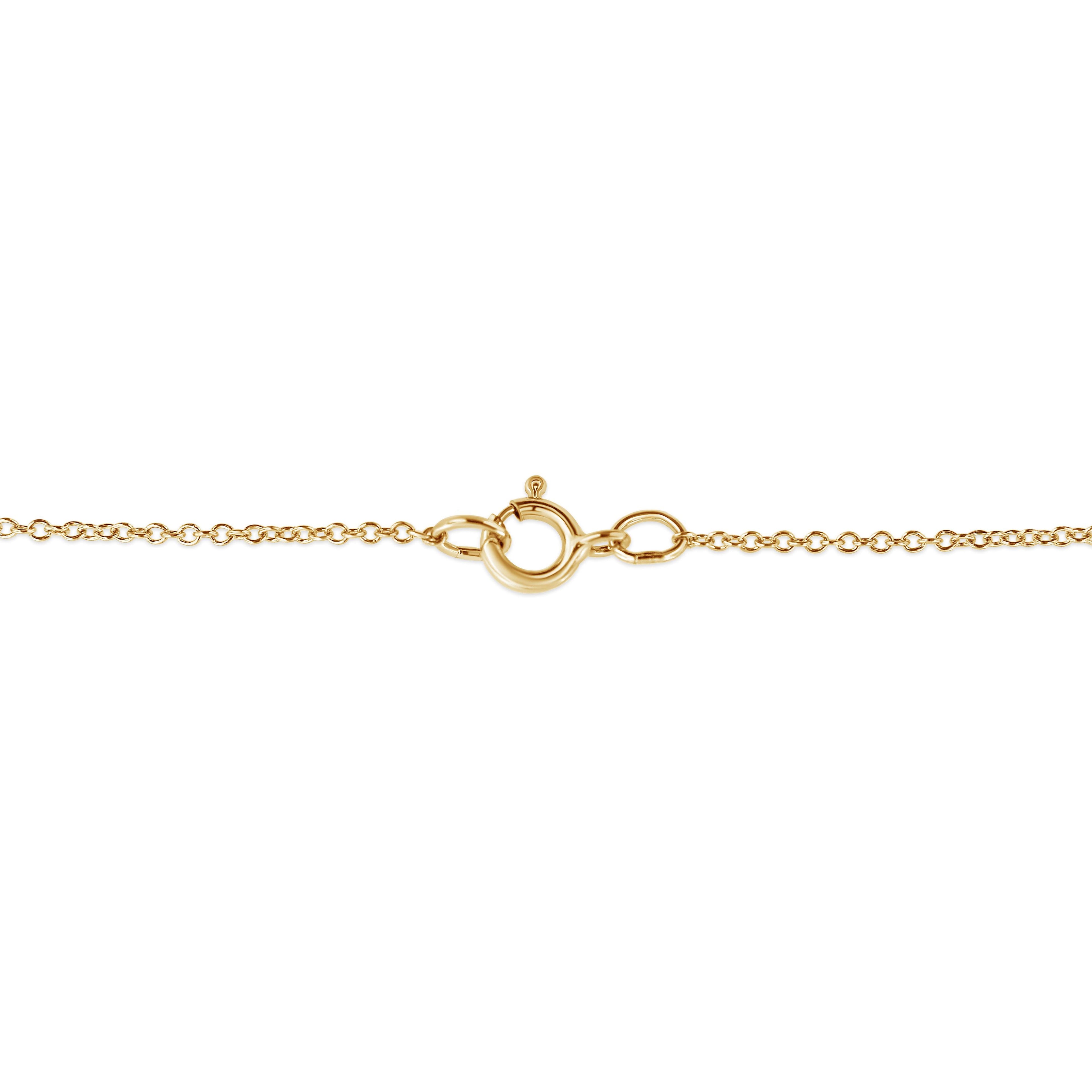 10K Yellow Flashed .925 Sterling Silver 1/4 Cttw Champagne Diamond Filigree Cross Pendant Necklace (K-L Color, I1-I2 Clarity) - 18" by Bids.com